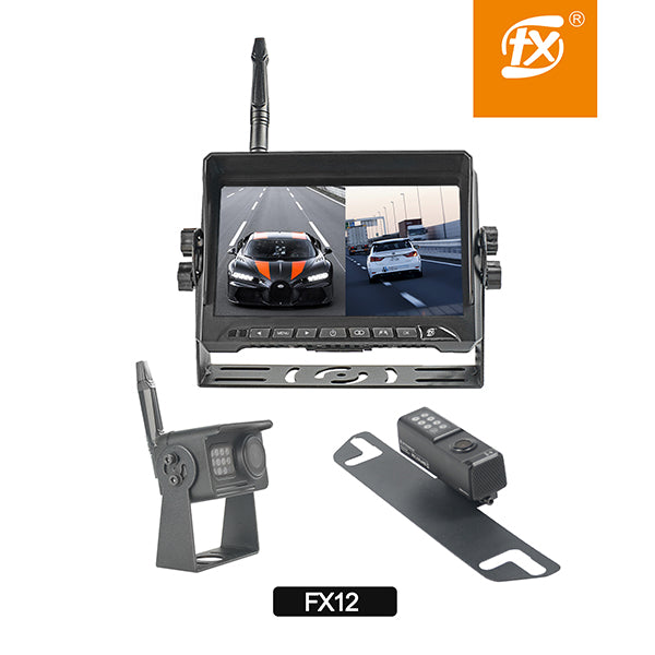 RV Backup Camera 7'' Monitor Two Channel Digital Wireless DVR Camera kit - Backup Camera