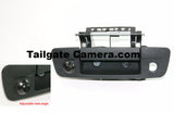 2009-2013 Dodge RAM Adjustable Tailgate Handle Rear view/Back Up Camera with NightVision and Parking Guidance Lines - Backup Camera