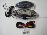 Ford F-Series truck  F150, F250, F350 backup camera with Night Vision Technology - OEM Ford Bezel, replaces factory tailgate emblem - Backup Camera