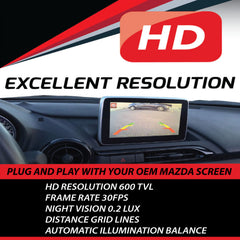 Mazda Miata MX-5 HD Backup camera kit 2016-2019 - Backup Camera