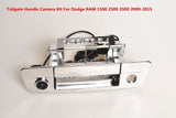 Dodge RAM Chrome Tailgate  Handle Rear view/Back Up Camera with NightVision and Parking Guidance Lines - Backup Camera