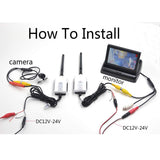 Wireless 2.4GHz Receiver & Transmitter for Backup Camera - Backup Camera