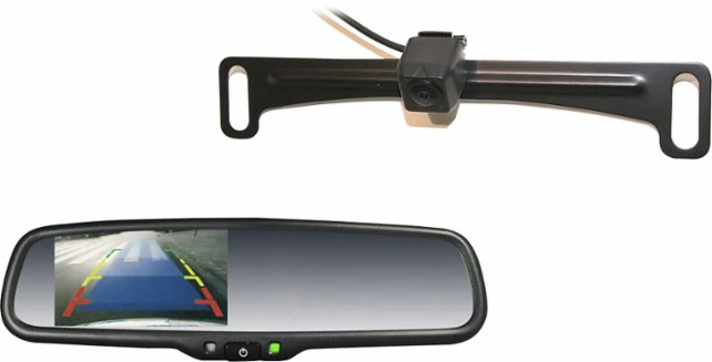 REAR VIEW MIRROR BACKUP CAMERA KIT