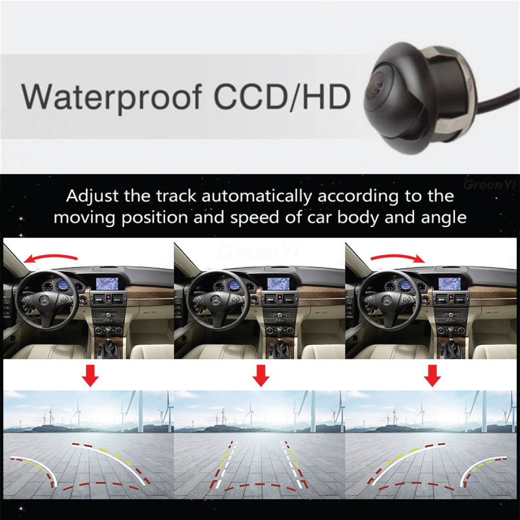 Premium Quality HD Backup Camera With Active Parking Lines